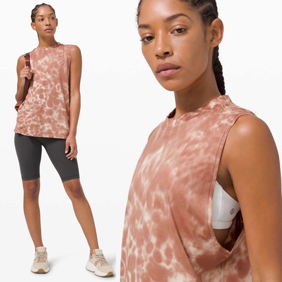 Lululemon All Yours Relaxed Tank Top Tie Dye NEW - Picture 2 of 10